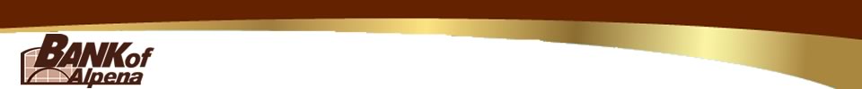 Bank of Alpena Logo
