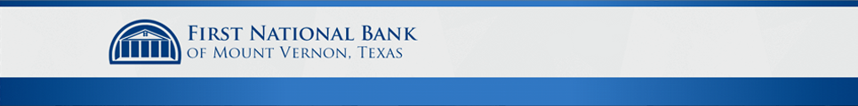 First National Bank of Mount Vernon Logo