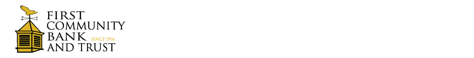 First Community Bank and Trust Logo