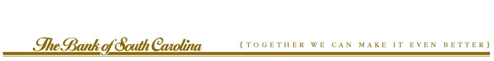 The Bank of South Carolina Logo