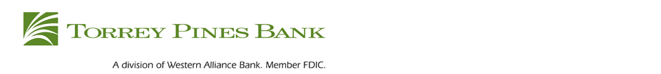 Torrey Pines Bank Logo