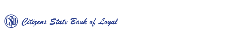 Citizens State Bank of Loyal Logo