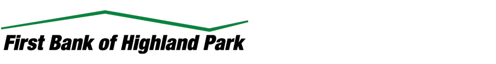 First Bank of Highland Park Logo