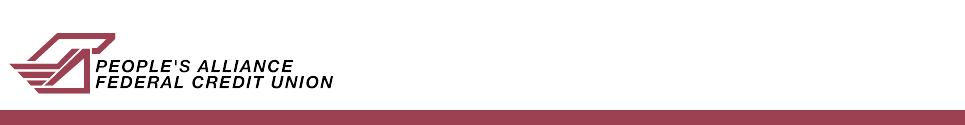 People's Alliance Federal Credit Union Logo