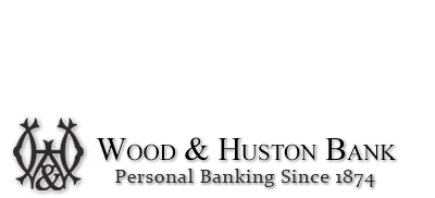 Wood & Huston Bank Logo